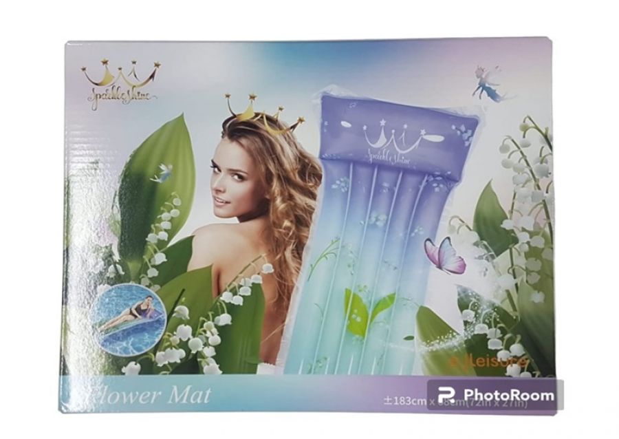 INFLABLE COLCHONETA PRINCESA 183X68 CM (33106) SPARKLE SHINE